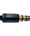 Mercedes Benz AC Compressor Control Solenoid Valve Replacement For Denso 6SEU12C 7SEU17 shown in black and brass