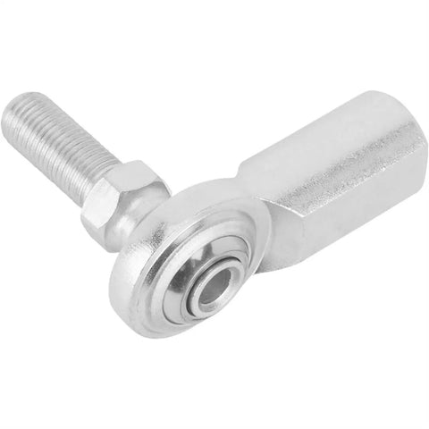 Three Eighths Inch RH Female Heim Joint Rod Ends With Stud PTFE Lined Low Friction Two Piece Design 0.375 Inch Bore Zinc Plated Durable Construction Universal Three Pack, threaded end