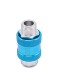 Heavy Duty Hand Slide Valve Mechanical Pneumatic Switch For Air Tools and Industrial Equipment Manual Control Flow Filter Component HSV 10, blue metal valve.