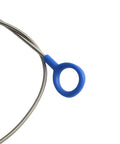 High Flow Hydration Tube Replacement With Cleaning Brush Kit 98cm PVC Hose close-up of cleaning brush with blue handle