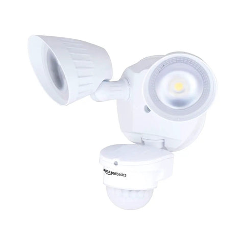 40W Outdoor LED Security Light With Dual Adjustable Heads, Waterproof Motion Sensor, 4000 Lumen Brightness, 5000K Daylight ETL Certified