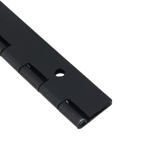 Durable Bulletproof Heavy Duty Black Piano Hinges Full Length Cabinet Door Hardware, 15.75 inches, perfect for RV and furniture projects.