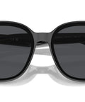 Dope Square Frame Sunglasses With Black Frames And Dark Grey Lenses, 66mm UV Protection, Metal Front Rivets, Everyday Unisex Shades Built To Last, Model RB4423D