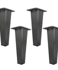Set of 4 Stainless Steel Sofa Legs For DIY Furniture Replacement Heavy Duty Metal Feet For Couch Chair Wardrobe Or Cabinet Support