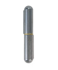 Heavy Duty Solid Steel Weld On Hinge With Non Removable Pin Seven Eighths By One Eighth Inch Mill Finish close-up of hinge pin.