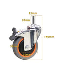 Get A Sweet Upgrade With These 3 Inch Heavy Duty Swivel Casters Built Tough As Nails Featuring Silent Rubber Wheels And Integrated Brakes For A Smooth Glide On Any Cart Or Furniture Rig.