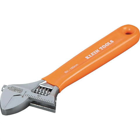 Beefy Adjustable Wrench With Extra Capacity Jaw For Bigger Jobs In Tight Spaces One And A Half Inch Capacity Precision Forged Steel
