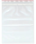 Red Line Zipper Reclosable Bags 10 X 12 Inch, 6 Mil Thick Clear LDPE, FDA Food Safe, Pack Of 100, Red Zipper For Easy Identification, Perfect For Pantry, Kitchen And Craft Storage clear bag