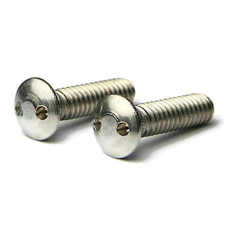 Heavy Duty 18-8 Stainless Steel Spanner Security Machine Screws With Oval Dome Head And Thread Size 8-32, tamper resistant fasteners