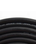 Close-up of Two Pack Five Eighths Inch Nylon Air Brake Tubing Black Heavy Duty Double Layer Hose SAE J844 Type B DOT Approved