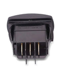 Back view of 3-pin Forward Reverse Rocker Switch Replacement For Club Car DS And Precedent 48V Electric Golf Cart 1996 Up.