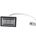 Tru-Temp Pressure Balance Rough-In Valve Trim Kit With LED Temperature Display, digital screen and connector, 1/2 Inch NPT
