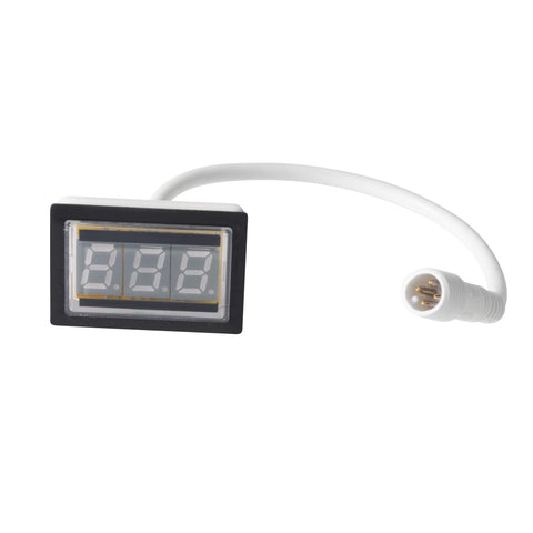 Tru-Temp Pressure Balance Rough-In Valve Trim Kit With LED Temperature Display, digital screen and connector, 1/2 Inch NPT