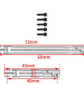 Two Pack Stainless Steel Center Driveshafts For Axial SCX24 Gladiator 1 24 RC Crawler Upgrade Parts CNC Hardened Construction