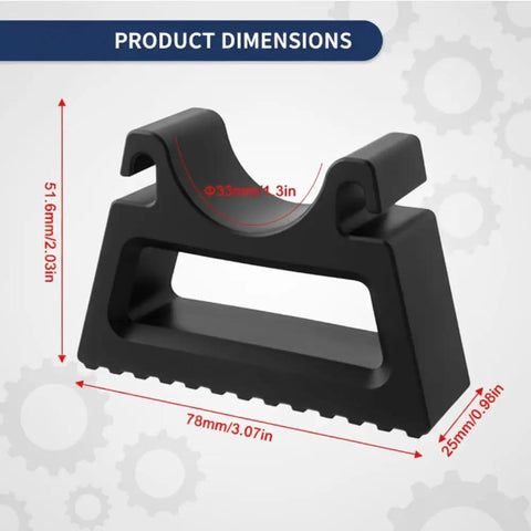 Dimensions of component from Two-Pack Portable Bike Repair Stands With Quick-Release Handlebar Support, Heavy-Duty Workstands