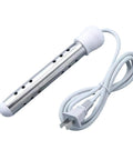 Heavy Duty 2000W Electric Heating Element Portable Water Heater Stainless Steel Immersion Rod with power cord and round top.