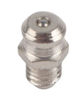 Single steel piece from Grease Zerk Kit 10 Pieces Metal Grease Fittings For M6 Straight Grease Gun Accessories Nozzle Tips And Replacement Grease Nipples Heavy Duty Durable Lubrication Fittings Set Easy Install