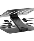 Level Up Your Desk Game With This Slick 2 In 1 Usb C Docking Station And Adjustable Laptop Stand showing adjustable tilt and ports.