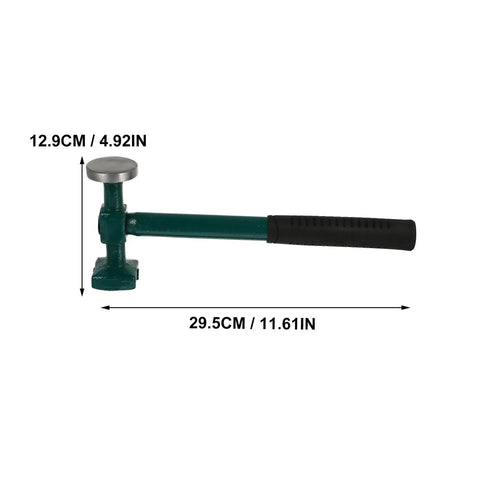 Heavy Duty 12 Inch Planishing Hammer For Auto Body Dings And Sheet Metal Straightening Lets You Smooth Wrinkles On The Fly With An Ergonomic Grip That Makes Knocking Out Stubborn Damage Feel Like A Breeze Every Single Time