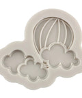 Hot Air Balloon Silicone Fondant Molds Set Of 4 For Cake Decorating And Cupcake Toppers, Easy To Use And Totally Fun
