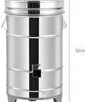Heavy Duty Electric Countertop Food Dehydrator With Five Stainless Steel Trays Fast Air Cycle Machine for homemade jerky.