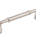 Brixton 5 1 16 Inch Center To Center Bar Pull In Brushed Satin Nickel For Cabinets And Drawers Durable Hardware With Lifetime Warranty Sleek Modern Look Easy Install And Long Lasting Finish. brushed satin nickel cabinet bar pull with rounded ends