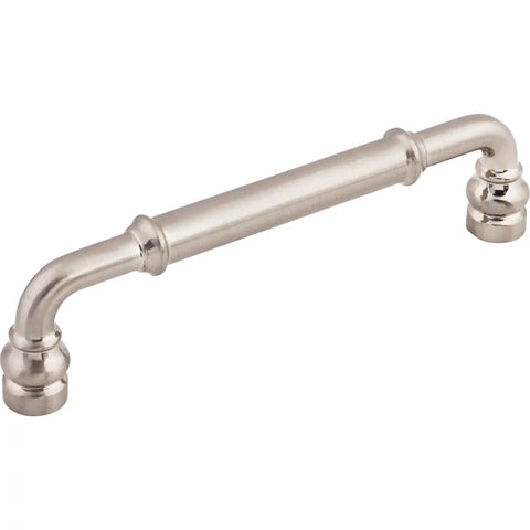 Brixton 5 1 16 Inch Center To Center Bar Pull In Brushed Satin Nickel For Cabinets And Drawers Durable Hardware With Lifetime Warranty Sleek Modern Look Easy Install And Long Lasting Finish. brushed satin nickel cabinet bar pull with rounded ends