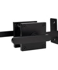 Heavy Duty Double Sided Self Locking Gate Latch For Outdoor Fences And Gates Right In Swing Design Built In Spring Black Finish