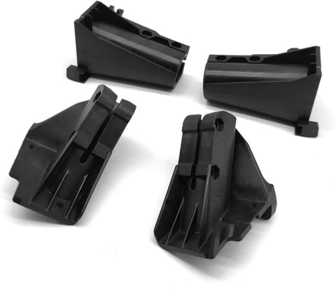 Rock Solid Landing Gear Fasteners For Secure Coaxial Drone Mounting And No Sweat Repair Hardware Replacement Kit compatible mounting supports in black.