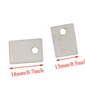 TO-220 Mica Insulator Sheet With Hole 18mm By 13mm By 0.12mm Natural Transparent Rectangle Pack Of 100