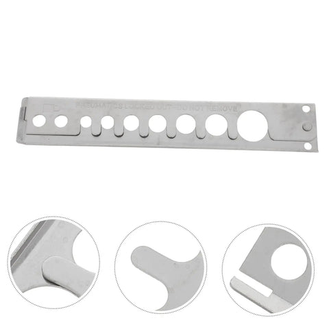 Heavy Iron Stainless Steel Quick Disconnect Lockout Clamp For Pneumatic Air Hoses Shop Ready Safety Gear Tight Hose Lockup Tool To Keep Grease Monkeys And Crews Locked Down