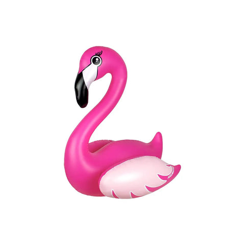Floating Flamingo Pool Decor For Backyard Fun, 28 Inch Pink Flamingo Accent For Pool Spa Patio And Garden, side view image