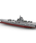 Badass 10009 Piece Military Aircraft Carrier Building Blocks Set 1 200 Scale Chinese Navy CV18 Warship Brick Model side view