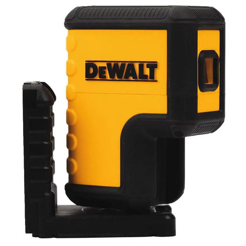 Side view of Green Beam Three Spot Laser Level With 120 Foot Range Self Leveling One Eighth Inch Accuracy At Thirty Feet IP54