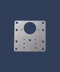 Stainless steel plate from Door Hinge Repair Plate for Kitchen Cabinets and Furniture Stainless Steel Fix Kit for Cupboards, Drawers, and Windows.