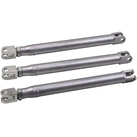 Three metal rods from Sidecar Installation Kit For Motorcycles Easy Plug And Play Setup With Left Or Right Mounts Hardware Included Universal Fit Across Models Boosts Stability And Ride Confidence With Flexible Durable Performance For A Ton Of Bikes
