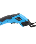 Cordless Electric Scissors For Fabric Leather Cardboard Compact Lightweight Handheld Cutter With Precise Thread Tracing Jam Free Cutting Ergonomic Craft Tool For DIY Sewing And Home Projects, blue