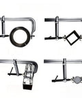 Heavy Duty Multipurpose Cylinder Fixing Tool With Quick Change Feet For Steel Pipes And Rounds Welding Supports strong clamps for round and square shapes.