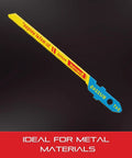 Bi-Metal Unified Shank Jig Saw Blade Kit For Metal Cutting, 2 Inch Length, 3 Sixteenth Inch Width,.040 Inch Thickness, 24 TPI Wavy Type