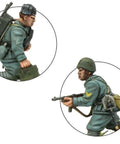 Bolt Action Italian Army and Blackshirts 1 To 56 Scale Tabletop Miniatures Set soldiers in combat stance