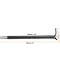 2 Piece Rolling Head Pry Bar Set With 6 Inch Length And 0.3 Inch Rod Diameter Carbon Steel Leverage Bars for automotive use