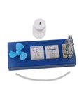 Hands On Electrolysis Demonstration Kit For Hydrogen Rich Water Chemistry Teaching Electrochemical Cell Energy Conversion Lab Device Fuel Cell Principles Classroom Science Lab Gear For Students, blue base with gauges