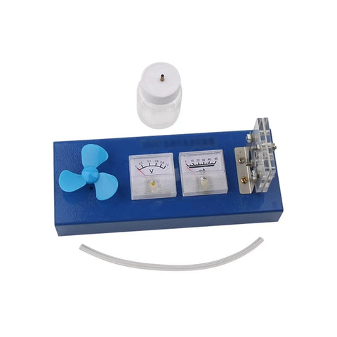 Hands On Electrolysis Demonstration Kit For Hydrogen Rich Water Chemistry Teaching Electrochemical Cell Energy Conversion Lab Device Fuel Cell Principles Classroom Science Lab Gear For Students, blue base with gauges