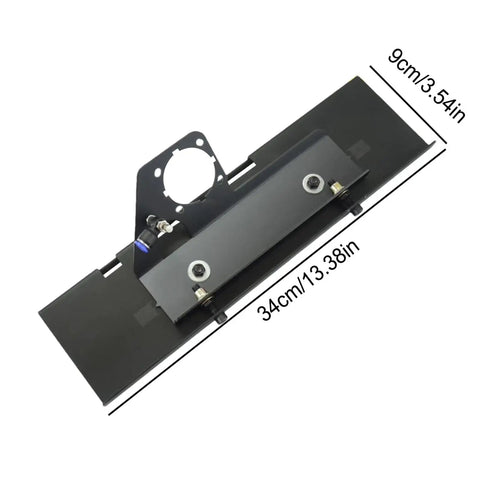 Tile Beveling Tool With Adjustable 45 Degree Stand And Built In Dust Removal Beveling Machine For Marble, Ceramic, Stone Home Workshop DIY Projects Pro Grade For Beginners And Hobbyists, shown from above.