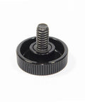20 Pack 1/4-20 X 1/2 Inch Knurled Plastic Head Thumb Screws With Slotted Drive, Right Hand UNC Thread, durable alloy steel