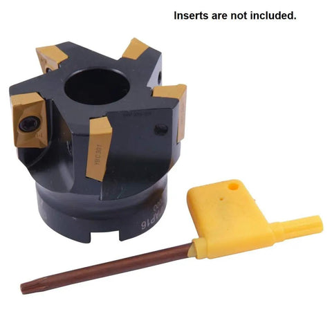 Heavy Duty 2 Inch Indexable Face Mill With 3/4 Bore And 90 Degree Milling Design For Apkt 160408 Inserts Delivers Kickass Cuts And No BS Stock Removal Perfect For Diy Tinkers Or Daily Industrial Workshop Tasks