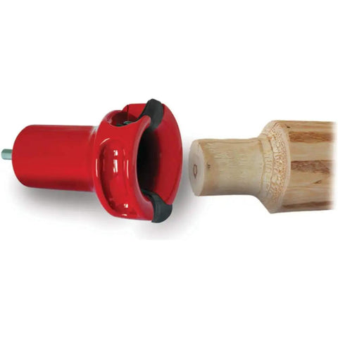 Tenon Cutter for Log Furniture, One and a Half Inch Diameter, Radius Shoulder, Dual Blades, Powder Coated Body, DIY Tool