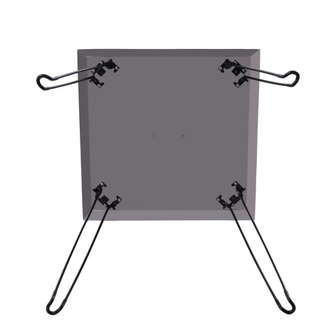Stainless Steel Fire Pit Heat Deflector With Sturdy Foldable Legs Even Heat Distribution For Outdoor Bonfires Redirects Heat Downward