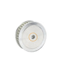 Heavy Duty Aluminum Timing Pulley With Sixty Teeth And Eight Millimeter Pitch designed for direct drive robotics, showing smooth surface and gear profile.