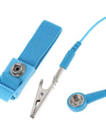 Adjustable Anti Static Wrist Strap Kit Ten Pack For ESD Protection And Grounding, blue wristband and connector